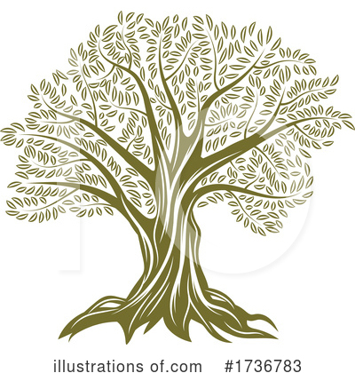 Olive Tree Clipart #1736783 by Vector Tradition SM