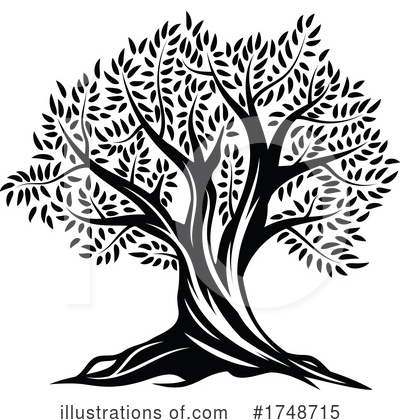 Olive Tree Clipart #1748715 by Vector Tradition SM