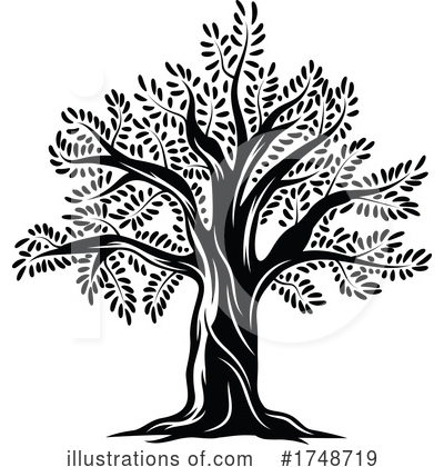 Royalty-Free (RF) Tree Clipart Illustration by Vector Tradition SM - Stock Sample #1748719