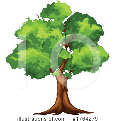 Royalty-Free (RF) Tree Clipart Illustration by Vector Tradition SM - Stock Sample #1764279