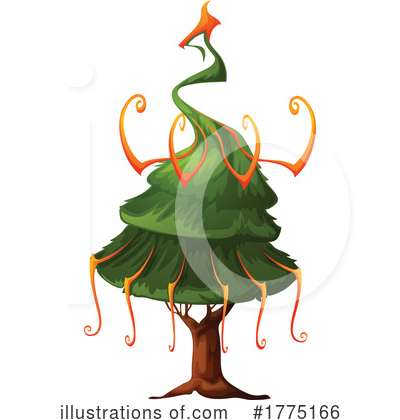 Christmas Tree Clipart #1775166 by Vector Tradition SM