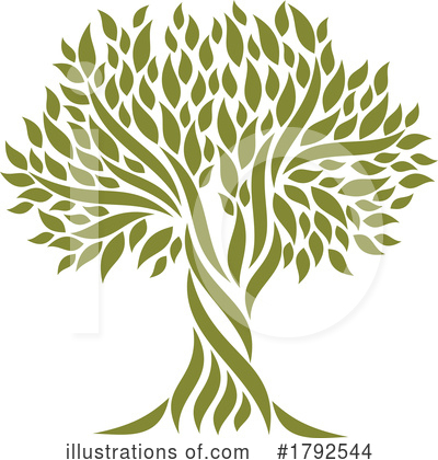 Olive Tree Clipart #1792544 by Vector Tradition SM