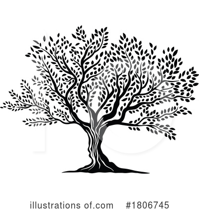 Royalty-Free (RF) Tree Clipart Illustration by Vector Tradition SM - Stock Sample #1806745