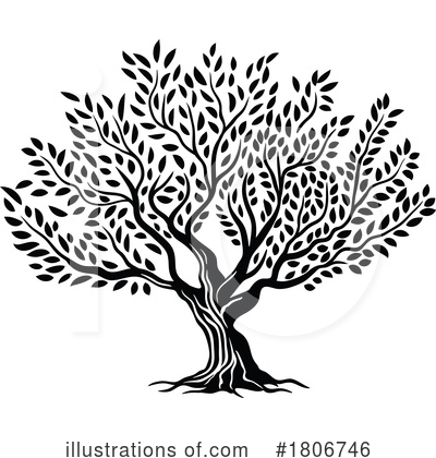 Olive Tree Clipart #1806746 by Vector Tradition SM