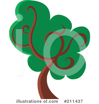Royalty-Free (RF) Tree Clipart Illustration by yayayoyo - Stock Sample #211437