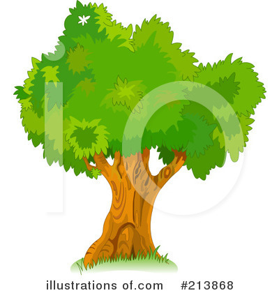 Royalty-Free (RF) Tree Clipart Illustration by Pushkin - Stock Sample #213868