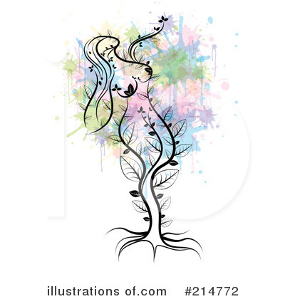 Royalty-Free (RF) Tree Clipart Illustration by MilsiArt - Stock Sample #214772