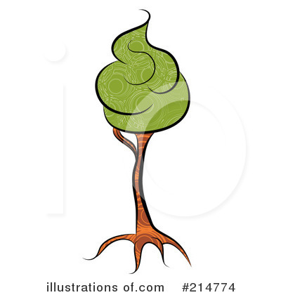 Royalty-Free (RF) Tree Clipart Illustration by MilsiArt - Stock Sample #214774