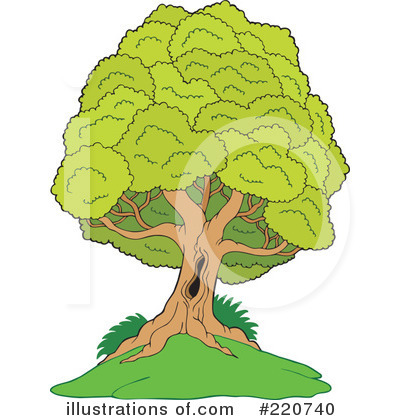 Royalty-Free (RF) Tree Clipart Illustration by visekart - Stock Sample #220740