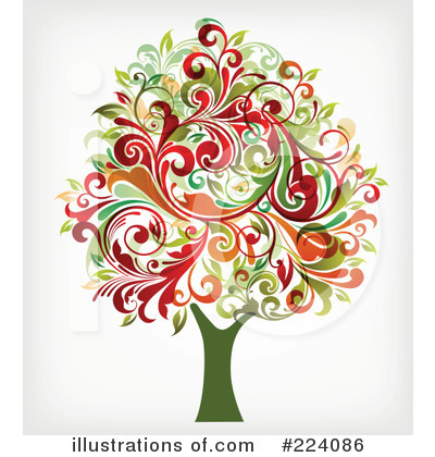 Royalty-Free (RF) Tree Clipart Illustration by OnFocusMedia - Stock Sample #224086