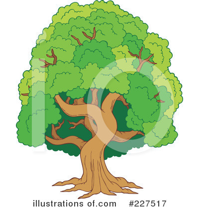 Royalty-Free (RF) Tree Clipart Illustration by visekart - Stock Sample #227517
