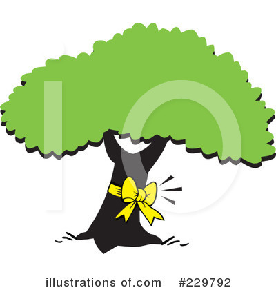 Royalty-Free (RF) Tree Clipart Illustration by Johnny Sajem - Stock Sample #229792