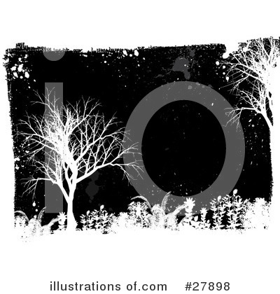 Royalty-Free (RF) Tree Clipart Illustration by KJ Pargeter - Stock Sample #27898