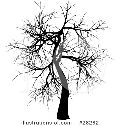 Royalty-Free (RF) Tree Clipart Illustration by KJ Pargeter - Stock Sample #28282