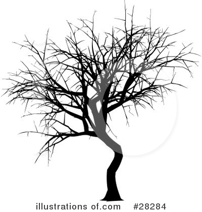 Royalty-Free (RF) Tree Clipart Illustration by KJ Pargeter - Stock Sample #28284