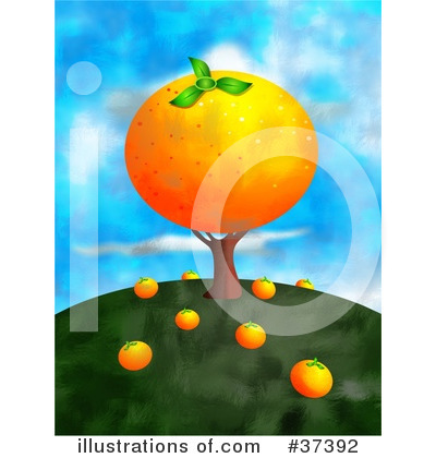 Orange Tree Clipart #37392 by Prawny