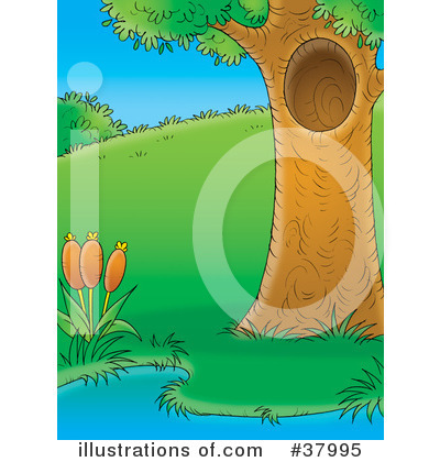 Royalty-Free (RF) Tree Clipart Illustration by Alex Bannykh - Stock Sample #37995