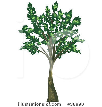 Royalty-Free (RF) Tree Clipart Illustration by Tonis Pan - Stock Sample #38990