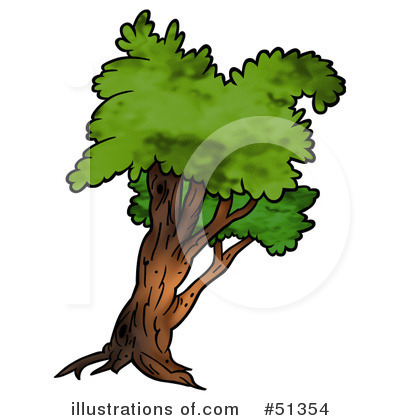 Royalty-Free (RF) Tree Clipart Illustration by dero - Stock Sample #51354