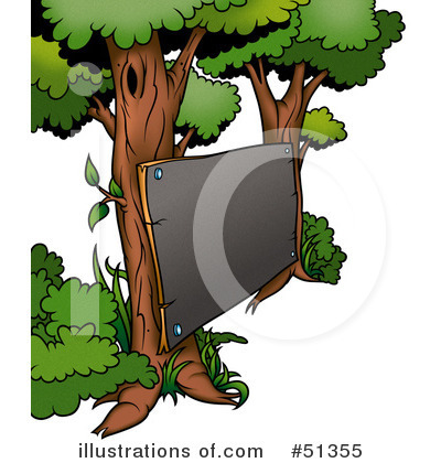 Royalty-Free (RF) Tree Clipart Illustration by dero - Stock Sample #51355
