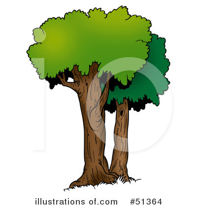Royalty-Free (RF) Tree Clipart Illustration by dero - Stock Sample #51364