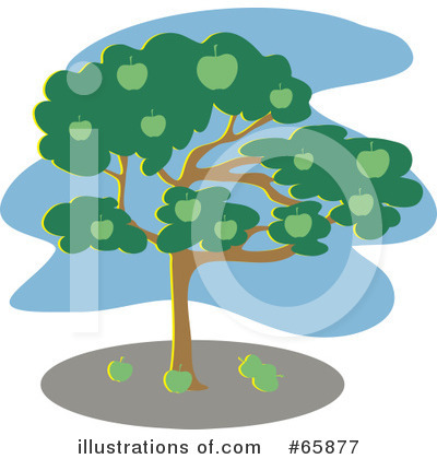 Royalty-Free (RF) Tree Clipart Illustration by Prawny - Stock Sample #65877