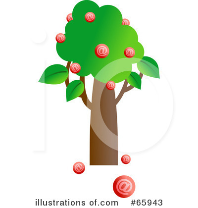 Royalty-Free (RF) Tree Clipart Illustration by Prawny - Stock Sample #65943