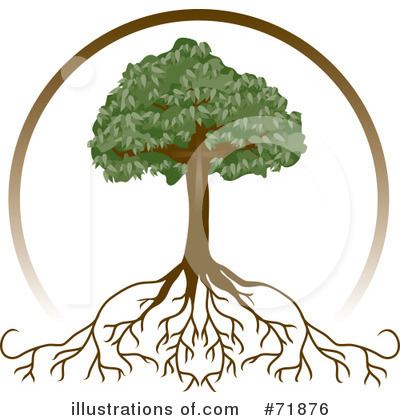 Royalty-Free (RF) Tree Clipart Illustration by inkgraphics - Stock Sample #71876
