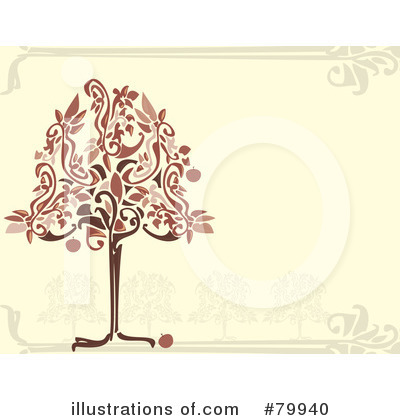 Royalty-Free (RF) Tree Clipart Illustration by Randomway - Stock Sample #79940