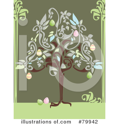 Royalty-Free (RF) Tree Clipart Illustration by Randomway - Stock Sample #79942