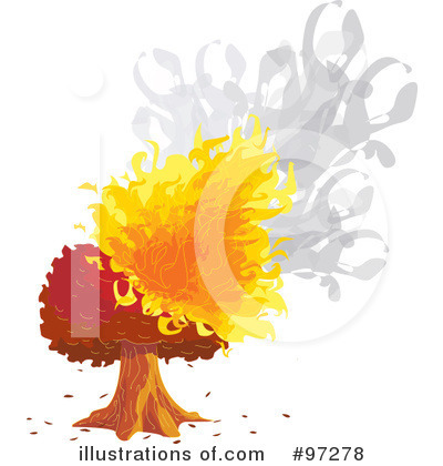 Royalty-Free (RF) Tree Clipart Illustration by PlatyPlus Art - Stock Sample #97278