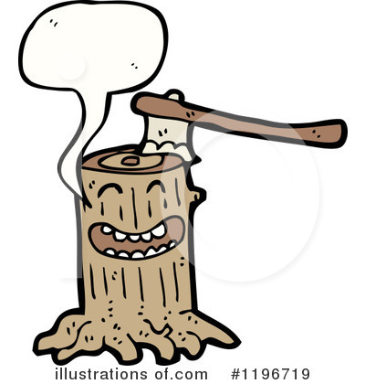 Royalty-Free (RF) Tree Stump Clipart Illustration by lineartestpilot - Stock Sample #1196719