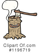 Tree Stump Clipart #1196719 by lineartestpilot