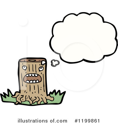 Royalty-Free (RF) Tree Stump Clipart Illustration by lineartestpilot - Stock Sample #1199861