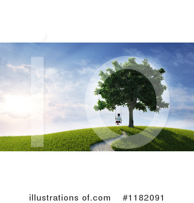Royalty-Free (RF) Tree Swing Clipart Illustration by Mopic - Stock Sample #1182091