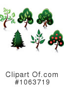 Trees Clipart #1063719 by Vector Tradition SM