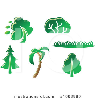Royalty-Free (RF) Trees Clipart Illustration by Vector Tradition SM - Stock Sample #1063980