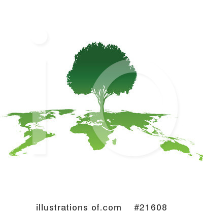 Royalty-Free (RF) Trees Clipart Illustration by Tonis Pan - Stock Sample #21608