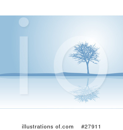 Royalty-Free (RF) Trees Clipart Illustration by KJ Pargeter - Stock Sample #27911