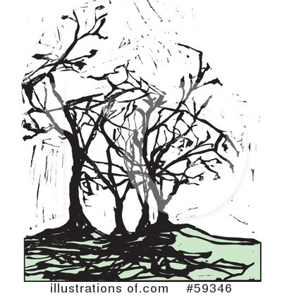 Royalty-Free (RF) Trees Clipart Illustration by xunantunich - Stock Sample #59346