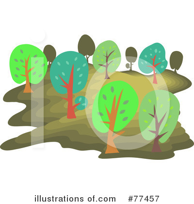 Royalty-Free (RF) Trees Clipart Illustration by Prawny - Stock Sample #77457
