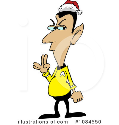 Royalty-Free (RF) Trekkie Clipart Illustration by Dennis Holmes Designs - Stock Sample #1084550