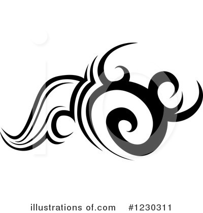 Royalty-Free (RF) Tribal Clipart Illustration by dero - Stock Sample #1230311