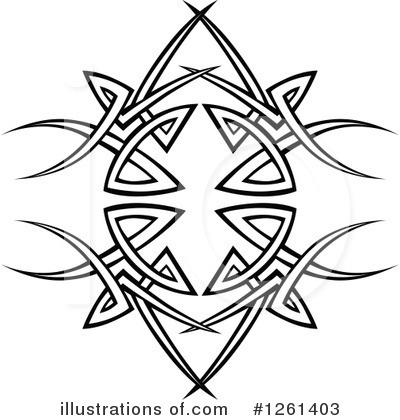 Royalty-Free (RF) Tribal Clipart Illustration by Chromaco - Stock Sample #1261403