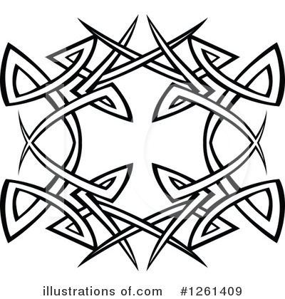 Royalty-Free (RF) Tribal Clipart Illustration by Chromaco - Stock Sample #1261409