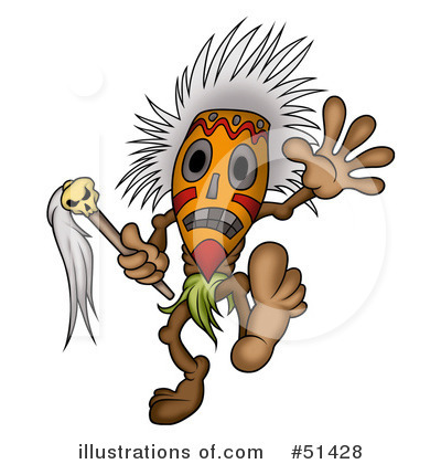 Royalty-Free (RF) Tribal Clipart Illustration by dero - Stock Sample #51428