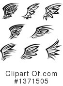 Tribal Wing Clipart #1371505 by Vector Tradition SM