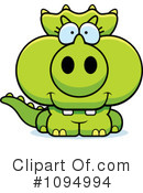 Triceratops Clipart #1094994 by Cory Thoman