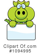 Triceratops Clipart #1094995 by Cory Thoman