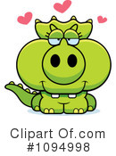Triceratops Clipart #1094998 by Cory Thoman
